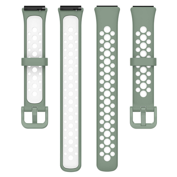 Two-color Watch Strap Soft Breathable Contrast Color Replacement Watchband Compatible For Huawei Ba K484-FQZCO_H4MERAPU