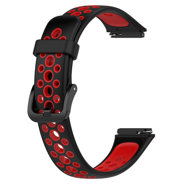 Two-color Watch Strap Soft Breathable Contrast Color Replacement Watchband Compatible For Huawei Ba K484-FQZCO_H4MERAPU