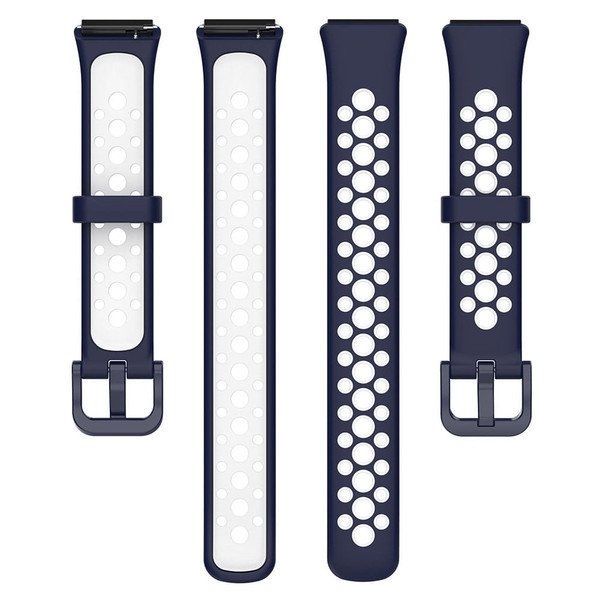 Two-color Watch Strap Soft Breathable Contrast Color Replacement Watchband Compatible For Huawei Ba K484-FQZCO_H4MERAPU