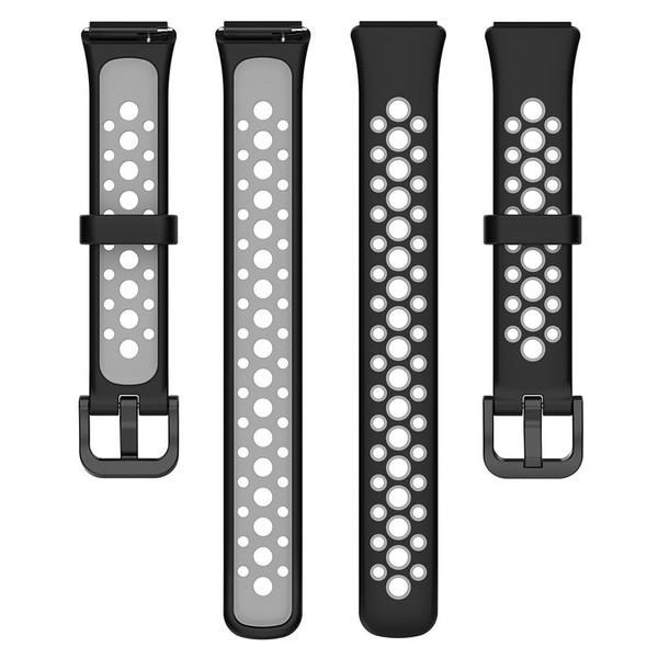 Two-color Watch Strap Soft Breathable Contrast Color Replacement Watchband Compatible For Huawei Ba K484-FQZCO_H4MERAPU