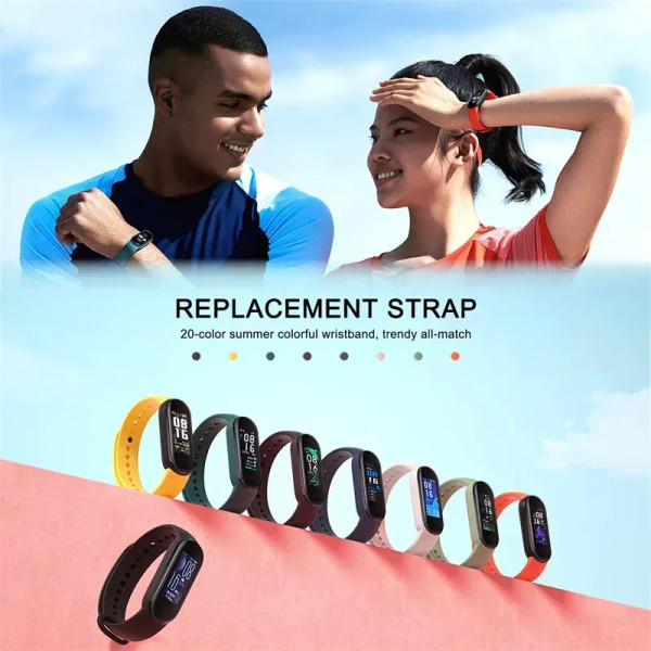 Band Color: Antique Black, Band Width: 22mm, Ships From: CHINA - Silicone Watch Strap For Xiaomi Mi F640-12000038629425525