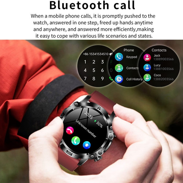 ET482 Smart Watch Answer/Make Calls 1.43 Inch AMOLED Screen IP68 Waterproof Smartwatch Fitness Trac K484-PEL_0RP7RGOZ