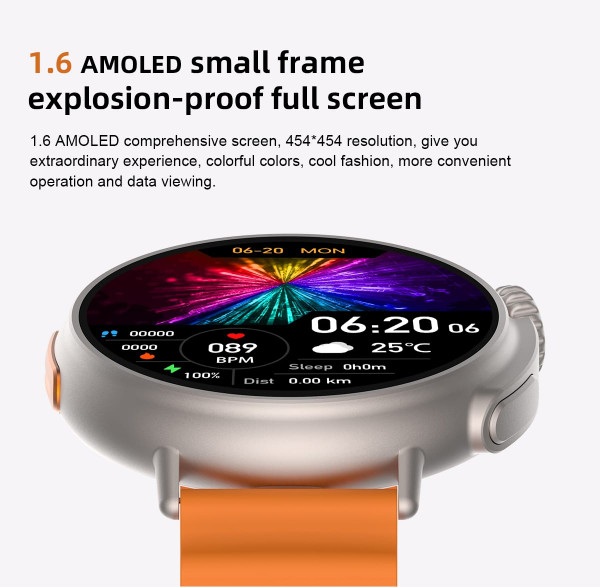 Mt30 Series 8 Smart Watch Wireless Charging 300ma Battery Gps Tracking Fitness Smartwatch Black Rub K484-PEL_0PTFH4Z0