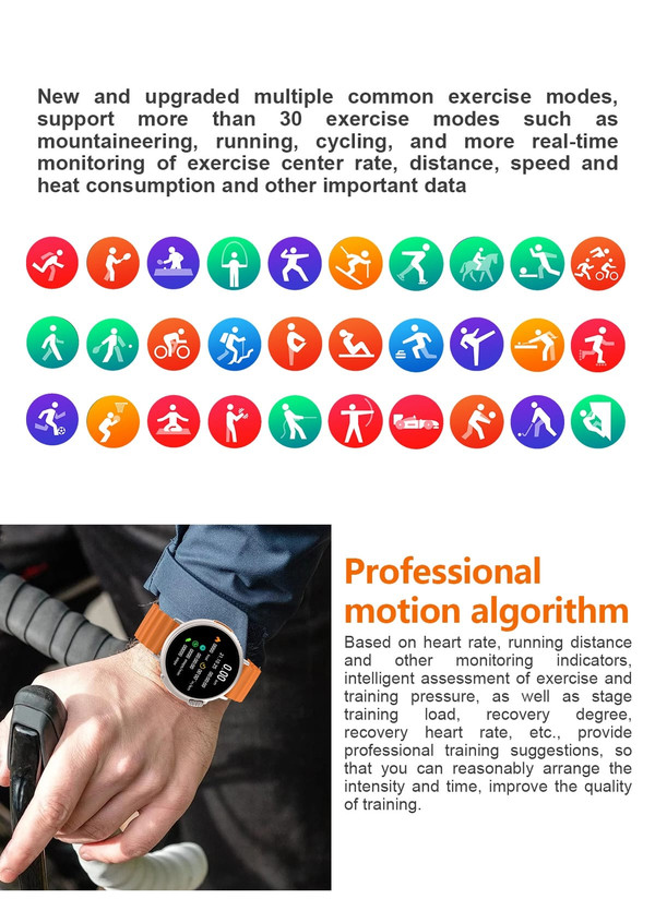 Mt30 Series 8 Smart Watch Wireless Charging 300ma Battery Gps Tracking Fitness Smartwatch Black Rub K484-PEL_0PTFH4Z0