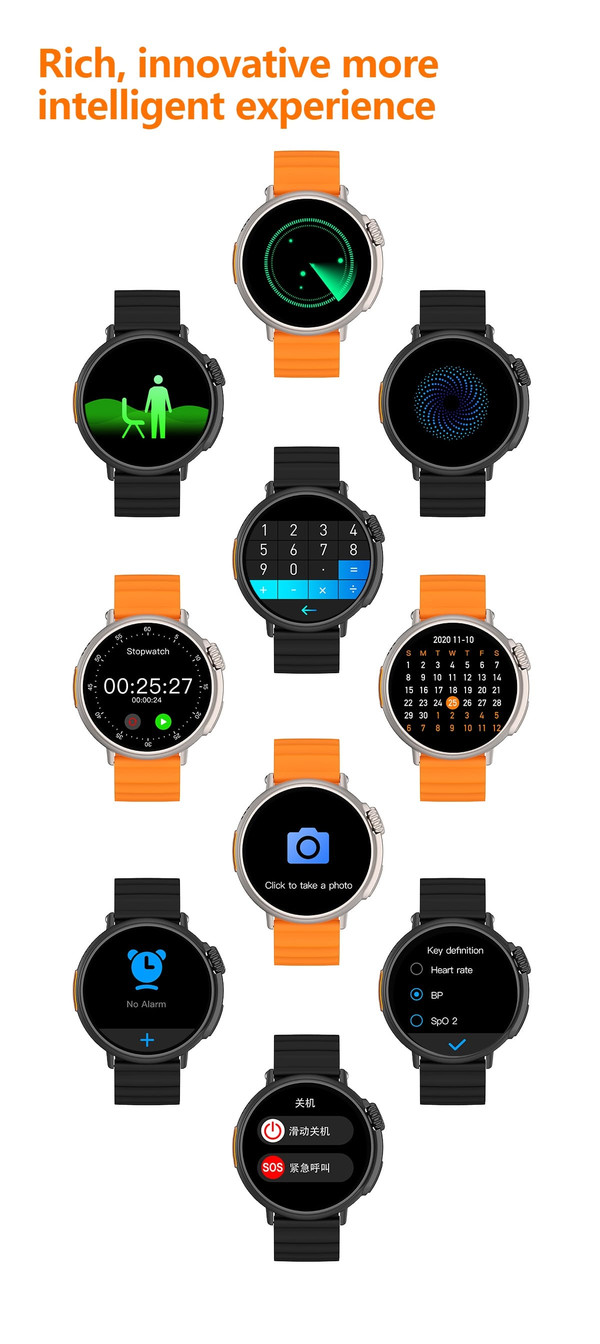Mt30 Series 8 Smart Watch Wireless Charging 300ma Battery Gps Tracking Fitness Smartwatch Black Rub K484-PEL_0PTFH4Z0
