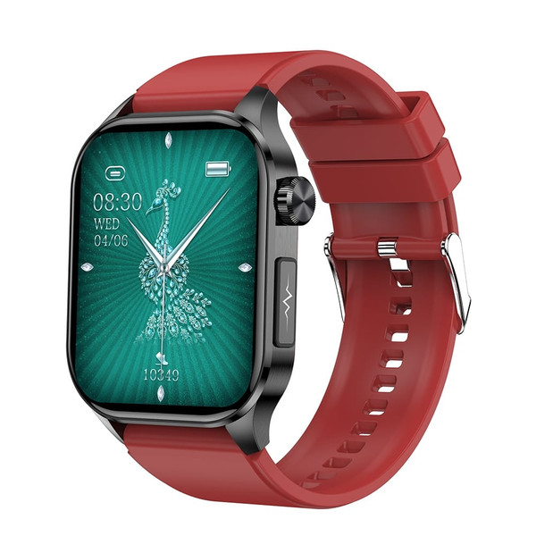 ET580 2.04 Inch Smart Watch Blood Pressure Blood Oxygen Heart Rate Sleeping Monitoring Sports Fitne K484-PEL_0RRCCTBA