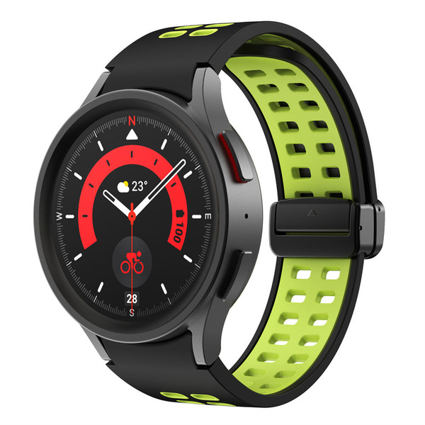 Silicone Watch Band Replacement Strap Folding Buckle Wristband Compatible For Samsung Galaxy Watch5 K484-PEL_0OR3WUWQ