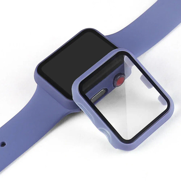 Dial Diameter: 2 - 3.9 Inches, Color: Translucent - Tempered Glass+cover For Apple Watch 9 8 41mm 4 F640-12000038950416882