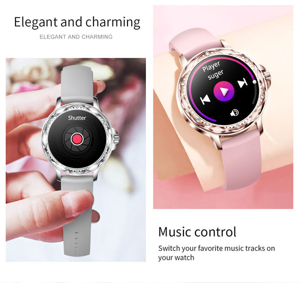 Cf12 Women Smart Watch Bluetooth 5.2 Calling Heart Rate Blood Pressure Monitoring Sports Smartwatch K484-PEL_0PRPP3A0