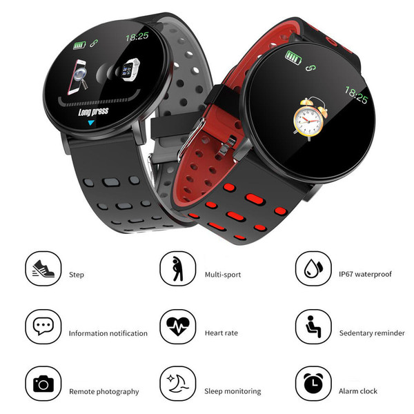 Smart Watch Blood Pressure Heart Rate Pedometer Fitness Tracker Smart Bracelet green K484-PEL_0GII7XMF
