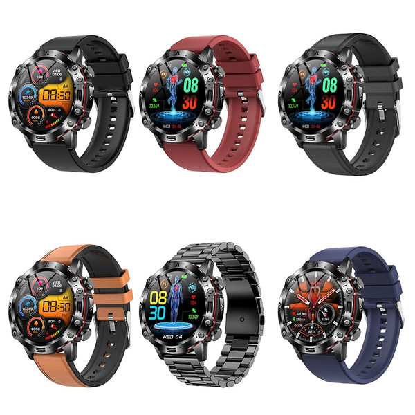 ET482 Smart Watch Answer/Make Calls 1.43 Inch AMOLED Screen IP68 Waterproof Smartwatch Fitness Trac K484-PEL_0RP7CNHA