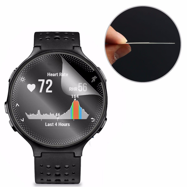 Anti-Scratch Clear Screen Protector Film Shield For Garmin Forerunner 235 Watch C122-1136503
