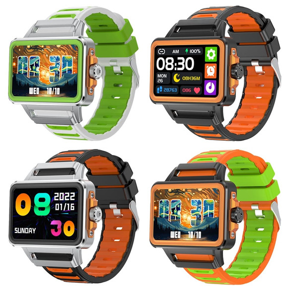 S666 1.57 Inch Smart Watch Fitness Tracker Waterproof Blood Oxygen Blood Pressure Monitor Silver Sh K484-PEL_0RLNXYRV