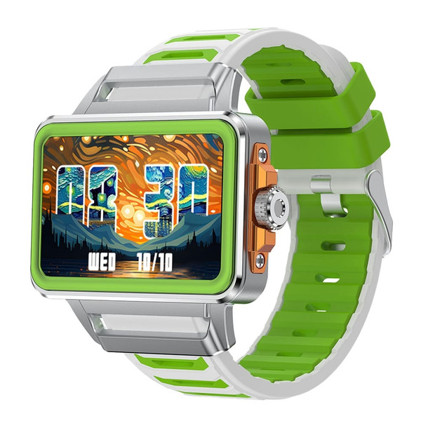 S666 1.57 Inch Smart Watch Fitness Tracker Waterproof Blood Oxygen Blood Pressure Monitor Silver Sh K484-PEL_0RLNXYRV