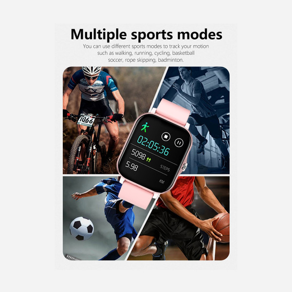 Smart Watch Clock Fitness Heart Monitor Sport Smartwatch Full-screen Touch Bluetooth Calls Watches  K484-PEL_0OGDN0ZD