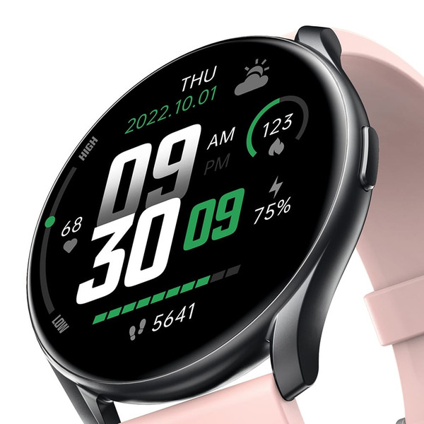 Gtr1 Smart Watch 1.28 Inch Fitness Tracker Call Receive Watches Heart Rate Blood Pressure Sleep Mon K484-PEL_0QNV61YD