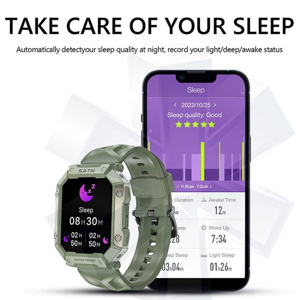 Pg333 Smart Watch Bluetooth-compatible Call Heart Rate Monitor Pedometer Outdoor Sports Smart Brace K484-PEL_0PPA9ETG