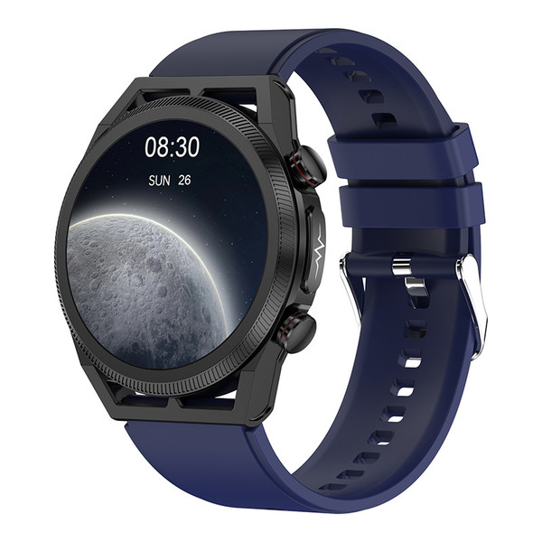 Color: Silicone Blue - Non-invasive Blood Sugar Testing Smart Hand Bluetooth Q119-CJJX187895203CX