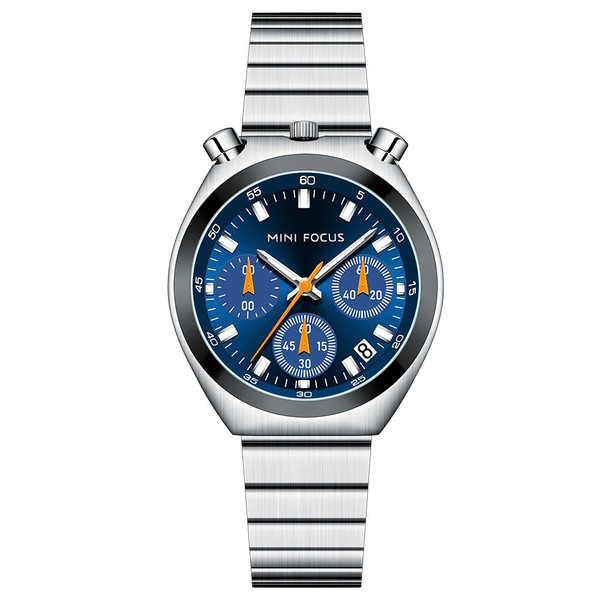 Color: 02 Steel Case Blue Surface - Little Monster Women's Watch Multi-function Q119-CJNS238814702BY
