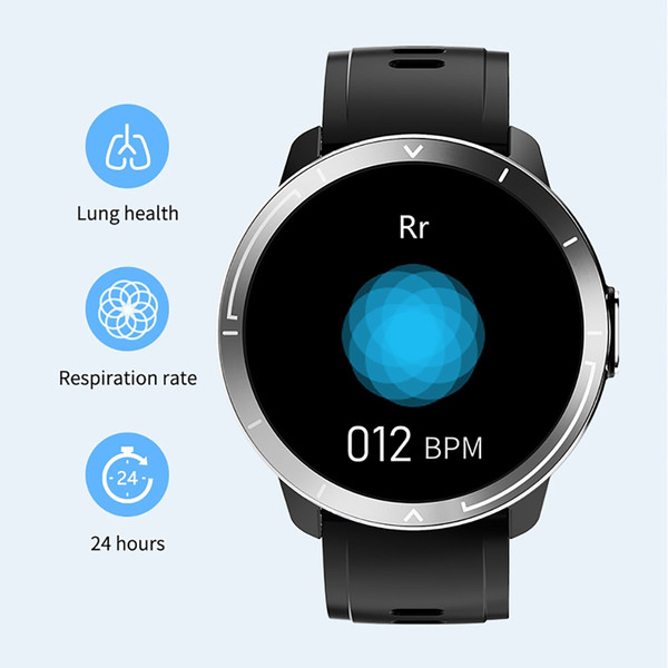 ZEBLAZE M18plus Business Smart Watches Heart Rate Breathing Blood Oxygen Monitoring Multi-sport Bra K484-PEL_0MNX5M8U