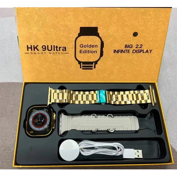 HK9 Ultra Smart Watch Make/Answer Calling IP67 Waterproof Heart Rate Blood Glucose Blood Oxygen Sle K484-PEL_0RL7ENA7