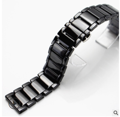 Color: All Black, Size: 38mm - Wrist Ceramic Strap38/42mm Q119-CJZBNSSZ00170-All Black-38mm