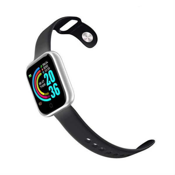 Y68 Bluetooth-compatible Smart  Watch Fitness Tracker Sports Bracelet Heart Rate Monitor Blood Pres K484-PEL_0LDWRTKX