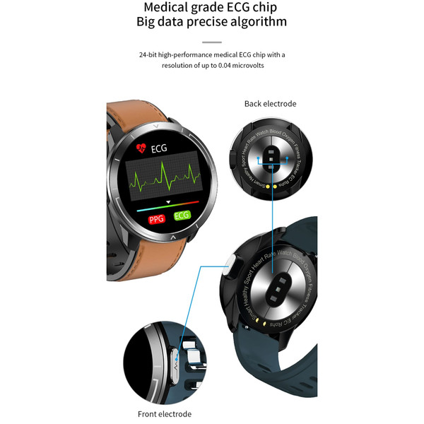 ZEBLAZE M18plus Business Smart Watches Heart Rate Breathing Blood Oxygen Monitoring Multi-sport Bra K484-PEL_0MNX0PSB