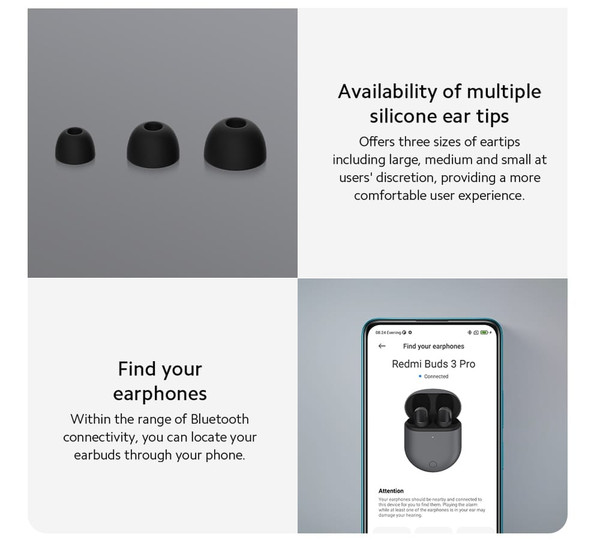 Original XIAOMI Redmi Buds 3 Pro Tws Bluetooth-compatible Earphone Wireless Headset 35db Anc Redmi  K484-PEL_0OZ1M3T9