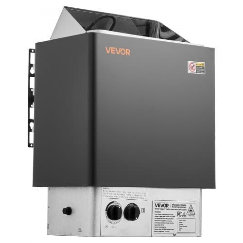 Sauna Heater, 2KW AC 120V Electric Sauna Stove, Dry Steam Bath Saunas Stove with Pre-Drilled Bracke E415-DSSNL2KWNKLX27E6N001V1