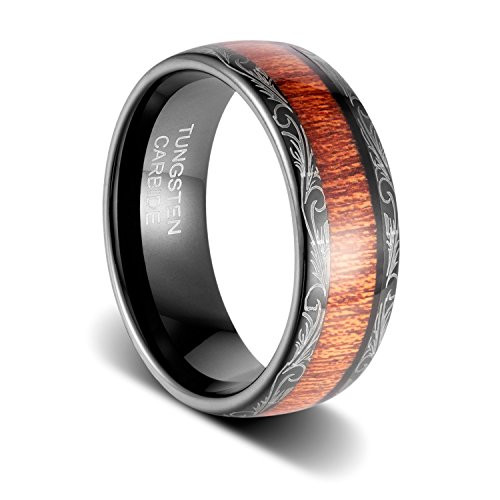 Size: 6, Model: 6mm - Men and Women Wood ring Q119-CJZBLXLX01070-6-6mm