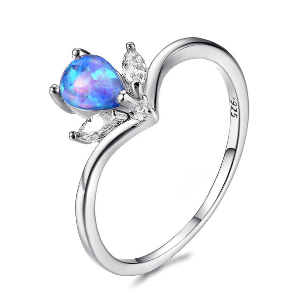 Color: Silver, Size: 9number - Exquisite and simple ring Q119-CJZBLXLX16911-Silver-9number