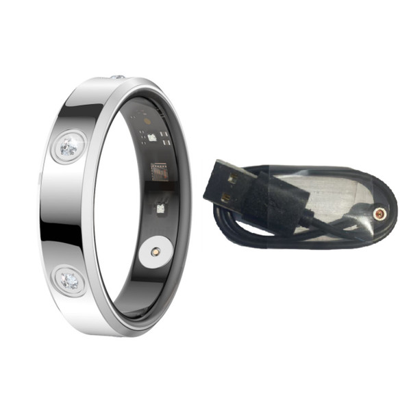 Color: Silver, style: Line charging-Size 7, Size:  - Intelligent Blood Oxygen Heart Rate Exercise M Q119-CJLX257033816PK