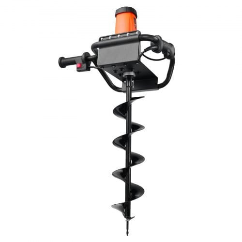 Electric Post Hole Digger, 5.71 in Auger Bit with 1500W Powerful Motor, 140 RPM Alloy Steel Earth A E415-DDWKJCS1500W05UJP001V1