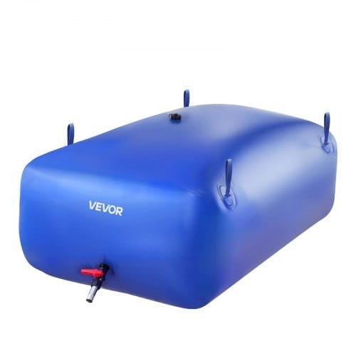 Water Storage Bladder, 142.7 Gal Collapsible Water Storage Bag, Wear-Resistant 1000D PVC Soft Water E415-CSDLSPVCB5400I9A3003V0