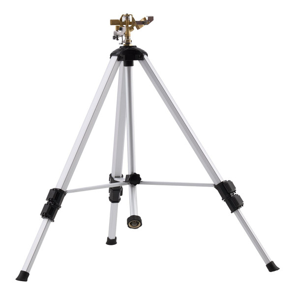 Impact Sprinkler on Tripod Base, Heavy Duty Tripod Sprinklers with Brass Head & 3/4" Connector, 360 E415-SJJSSQZXPJCJB00UFV0