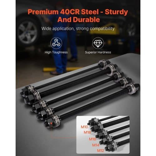 Pull and Press Sleeve Kit, 27 PCS, Steel Bush Removal Insertion Sleeve Tools with Carrying Case, Co E415-CTQCQTZ27JT0S6JTC002V0