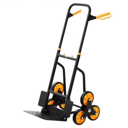 Stair Climbing Cart, 440 lbs Stair-Climbing Capacity, Heavy-Duty Folding Trolley Cart with Telescop E415-ZXTCSPLCFSKHNV20A001V0