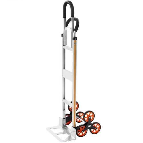 Stair Climbing Cart, 330 lbs Stair-Climb Capacity, Aluminum Alloy Folding Trolley Cart with Telesco E415-ZXTCSPLCLSKL6O9DC001V0