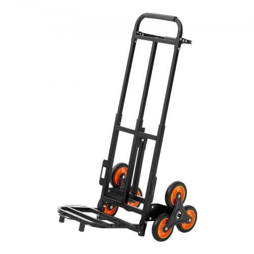 Stair Climbing Cart, 220 lbs Stair-Climbing Capacity, Heavy-Duty Folding Trolley Cart with Telescop E415-ZXTCSPLCLSKH7RCTY001V0