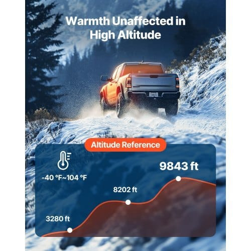 Diesel Air Heater, 8 kW DC12-24V, Fast Heating Diesel Parking Heater with Remote Control and Black  E415-ZCJRQDC12V8KW561F001V9