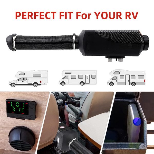 US GARVEE 8KW Diesel Air Heater 12V Diesel Heater with 15L Tank Muffler LCD Thermostat Monitor K484-PAU_0H4PO7E7_US