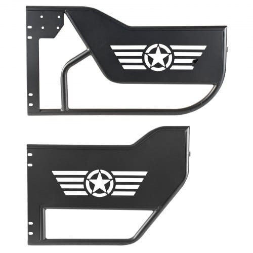 Jeep Tube Doors, 4-Door, Compatible with 2018-2026 Jeep Wrangler JL JLU & Gladiator JT 4XE, Steel O E415-JPC4MCXWXBZTJNFYM001V0
