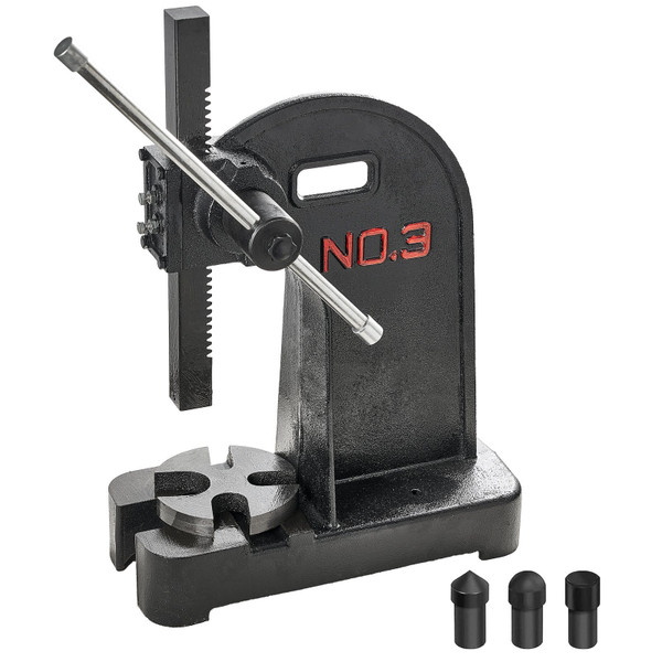 Arbor Press, 3 Ton Manual Arbor Press, 12.2" Maximum Height, Cast Iron Heavy-duty Manual Desktop Ar E415-SDKYLJGG3T00FECX1V0