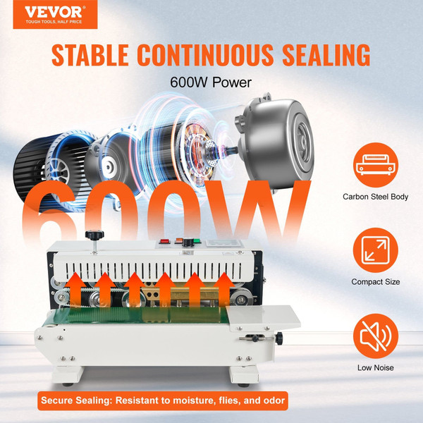 Continuous Bag Band Sealing Machine, 0.24-0.47 in/6-12 mm Seal Width, Horizontal Band Sealer Machin E415-WSLXFKJTBPQBL6VXIV1