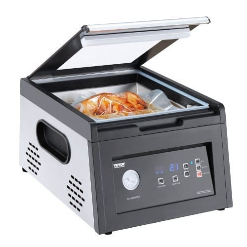 Chamber Vacuum Sealer, 380W Vacuum Pump Power, Sealing Bag Packing Machine for Wet Foods, Meat, Com E415-TSQSZKFKJ380TU5M1001V1