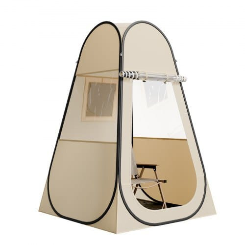 Pop up Sports Tent, 47x47 in Clear Bubble Tent for 1 Person, Waterproof Outdoor Pod with Floor Mat  E415-YDZ4747INCH0KARLE001V0