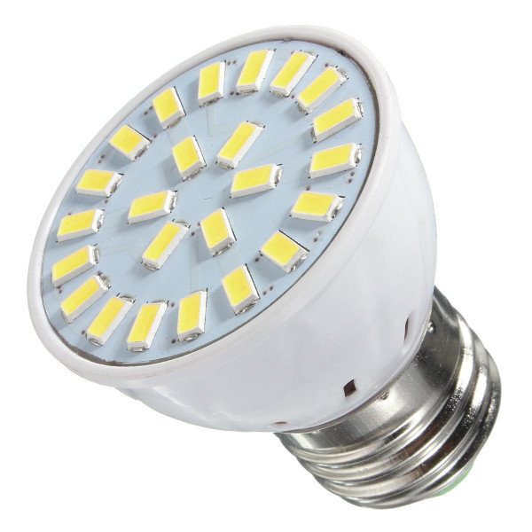 E14 E27 GU10 MR16 AC85-265V 3.5W 24 SMD 5730  Pure White Warm White LED Spot Lightt Bulbs 350LM C122-1102550