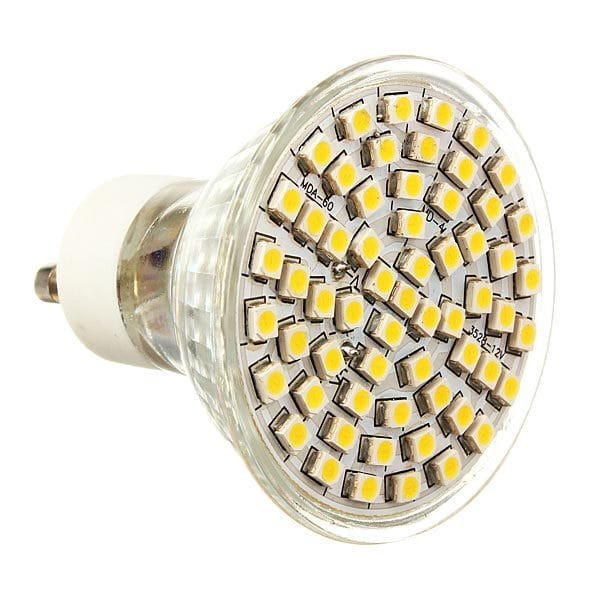 GU10 LED Bulb 5W AC 110V 60 SMD 3528 White/Warm White Spotlightt C122-936269