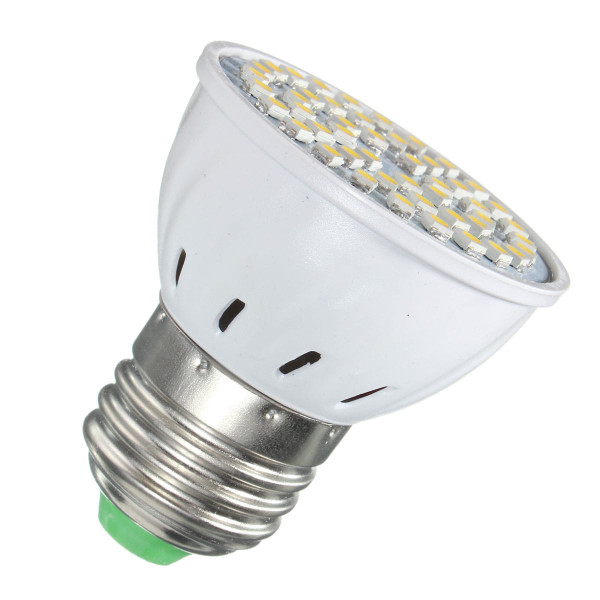 ZX E27 E14 GU10 MR16 LED 4W 48 SMD 3528 LED Pure White Warm White Spot Lightt Lamp Bulb AC110V AC22 C122-1076565